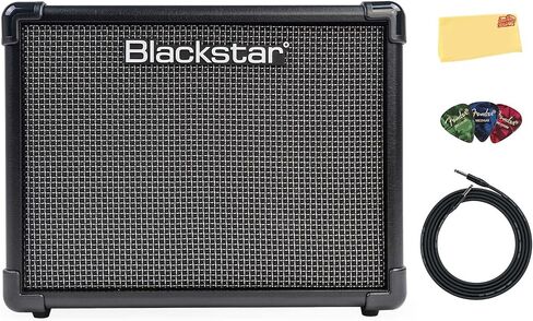 معرف Blackstar: حزمة مضخم الصوت الرقمي الاستريو Core 10 V4 مع كابل الآلة، واللقطات، وقماش تلميع Austin Bazaar in Kuwait