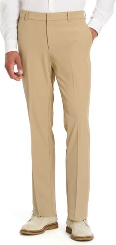 Van Heusen Mens Stain Shield Stretch Slim Fit Flat Front Dress Pant in Saudi Arabia