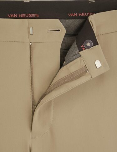 Van Heusen Mens Stain Shield Stretch Slim Fit Flat Front Dress Pant in Saudi Arabia