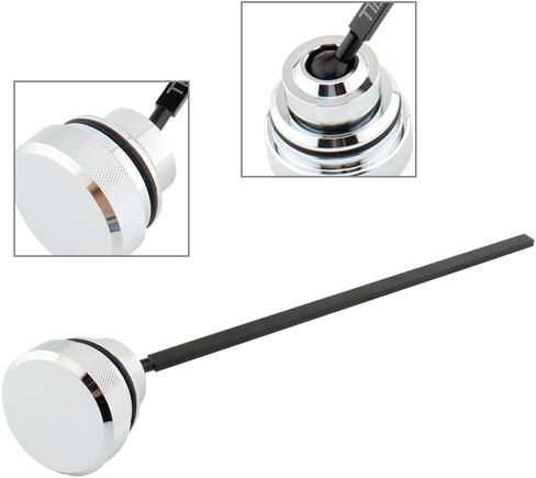 GZYF Chrome Oil Dipstick Motorcycle Engine Oil Tank Dipstick for Harley Dyna 1991-1998 Wide Glide FXD FXDL in Saudi Arabia