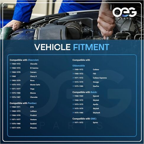 OEG Parts New Windshield Wiper Motor Compatible with 1968-1978 Chevrolet Camaro 5045441, 5045555, 5045557, 5045572, 5045573, 5045574, 5045605, 5045606 in Saudi Arabia