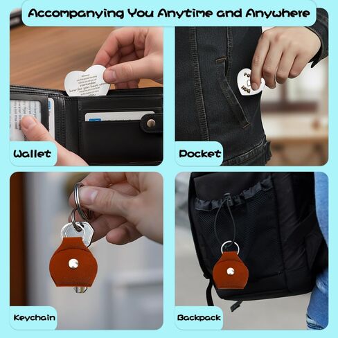 Gifts for Boss daughter son Lover Women Men Pocket Hug Token Gifts Long Distance Relationship Inspirational Gift Keychain in Saudi Arabia