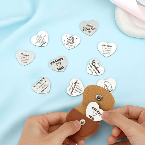 Gifts for Boss daughter son Lover Women Men Pocket Hug Token Gifts Long Distance Relationship Inspirational Gift Keychain in Saudi Arabia