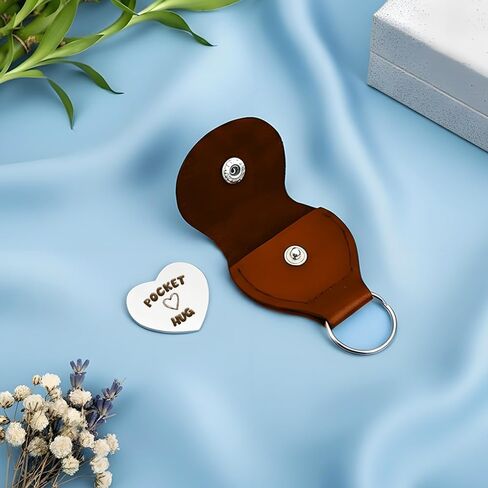 Gifts for Boss daughter son Lover Women Men Pocket Hug Token Gifts Long Distance Relationship Inspirational Gift Keychain in Saudi Arabia