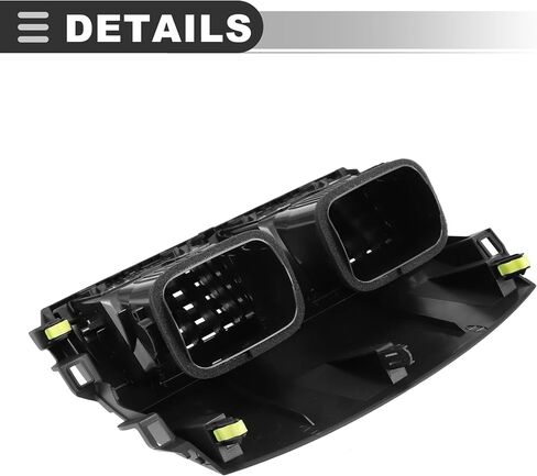 Motoforti Car Air Vent Panel Assembly, Front Center Dashboard A/C Outlet Vent Panel, for Toyota Corolla 2009-2013, Plastic, 55663-02060, Black in Saudi Arabia