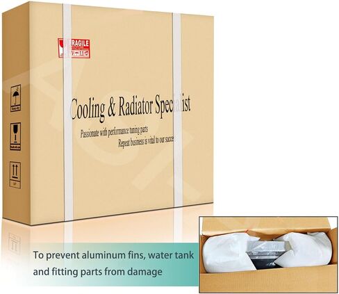 3 Row Radiator Compatible with 1997-2004 Chevy Corvette Z06 C5 350 5.7L V8 Automatic 1998 1999 2001 2002 2003 Aluminum Radiators (3-Row) in Kuwait