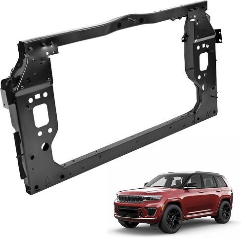 KUAFU Radiator Support Compatible with 2019-2023 Jeep Cherokee Replacement for 68411365AA CH1225306 Steel Electrophoresis Primed Black in Saudi Arabia