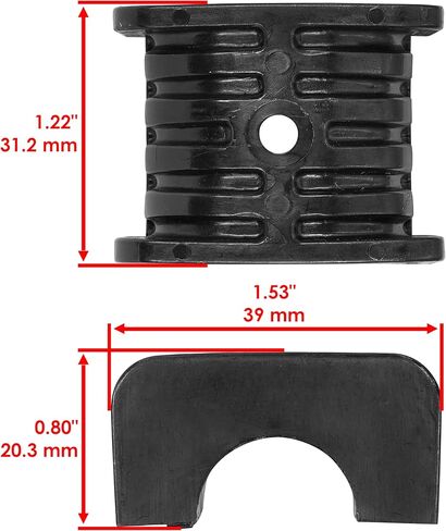 Caltric Front Stabilizer Sway Bar Bushing Compatible with Polaris Rzr Xp 1000 2015-2019 5452274 5451233 in Saudi Arabia