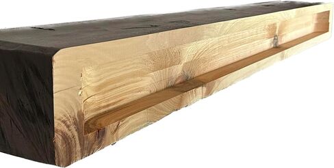 J.H.Yoder Timbers 6 بوصة × 8 بوصة × 72 بوصة مدفأة يدوية ريفية صلبة مصنوعة يدويًا من قبل حرفيي الأميش، صنوبر من مصادر مستدامة (غير مكتمل - شعاع فقط) in Saudi Arabia