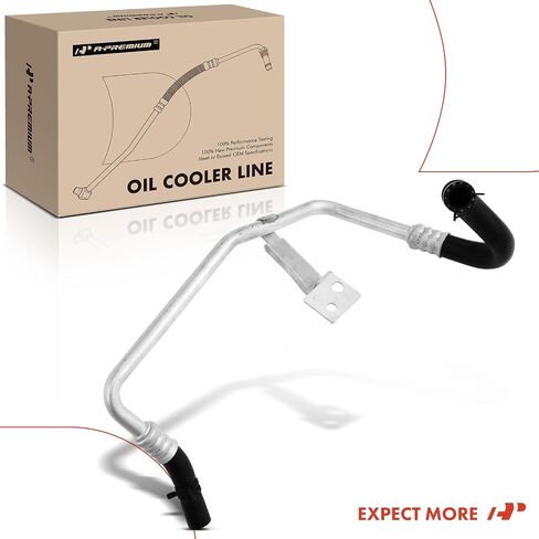 A-Premium Inlet Engine Oil Cooler Line Hose Assembly Compatible with Ford Explorer Sport Trac 2007-2010 Explorer Mercury Mountaineer 2002-2010 4.0L in Saudi Arabia