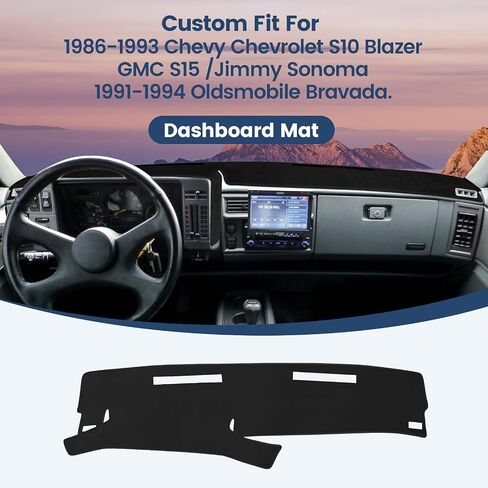 Dashboard Cover Mat Custom Fit for Volkswagen Jetta 2019-2024 Dash Cover Nonslip Dash Mat Protector Sunshade No Glare Black in Kuwait