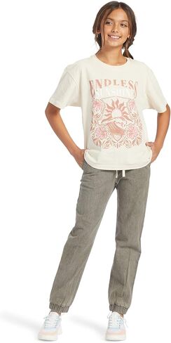 Roxy Girls' Oversized Boyfriend T-Shirt in Saudi Arabia