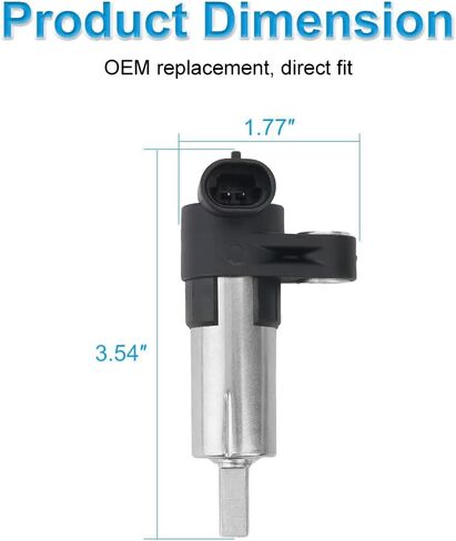 قطعتان من أجهزة استشعار سرعة العجلات ABS متوافقة مع Chevy Express GMC Savana 2500 3500 4500 2010 2011 2012 2013 2014 2015 2016 2017، أجهزة استشعار ABS الخلفية اليسرى واليمنى، بديلة لـ 19256422، 22739481 in Saudi Arabia