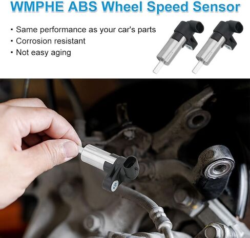 قطعتان من أجهزة استشعار سرعة العجلات ABS متوافقة مع Chevy Express GMC Savana 2500 3500 4500 2010 2011 2012 2013 2014 2015 2016 2017، أجهزة استشعار ABS الخلفية اليسرى واليمنى، بديلة لـ 19256422، 22739481 in Saudi Arabia