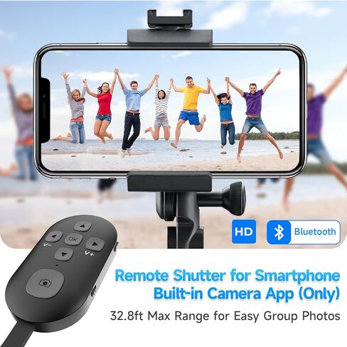 Tik Tok Bluetooth التحكم عن بُعد ، Page Turner for Kindle App كتب إلكترونية ، زر مصراع الكاميرا عن بُعد ، مقاطع فيديو قصيرة تم إعادة شحنها ، للهواتف الذكية والأجهزة اللوحية (أبيض) in Kuwait