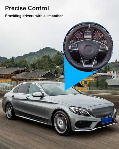 Steering Wheel Control Buttons Cover Fit for Mercedes Benz C-Class W205 Touring S205 Coupe C205 2016-2018 GLC C253 X253 2016-2019, lnner Decoration Cover Replace A0999050200 A0999050300, 1 Pair in Kuwait