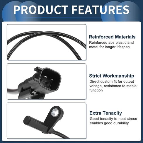 ABS Wheel Speed Sensor Front Left Right ABS Sensor Anti-lock Braking System Sensor No.4779641AA for Chrysler 300 2012-2014 Awd in Saudi Arabia