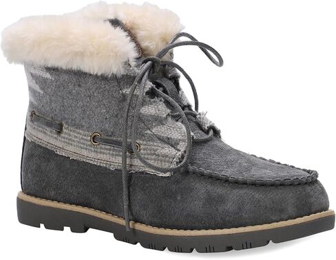 Lamo Women's Autumn II Boots for Women - NeverWet® water and Stain resistant technology - Cirrus footbed System™ - Premium Faux Rabbit fur lining 6" Women Footwear in Saudi Arabia