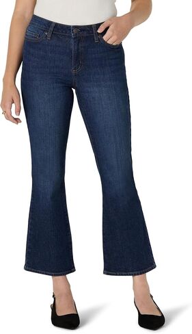 Amazon Essentials Women's Medium Stretch Mid-Rise Kick Crop Jean in Saudi Arabia