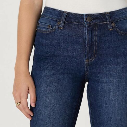 Amazon Essentials Women's Medium Stretch Mid-Rise Kick Crop Jean in Saudi Arabia