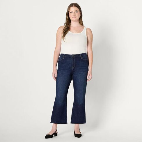Amazon Essentials Women's Medium Stretch Mid-Rise Kick Crop Jean in Saudi Arabia