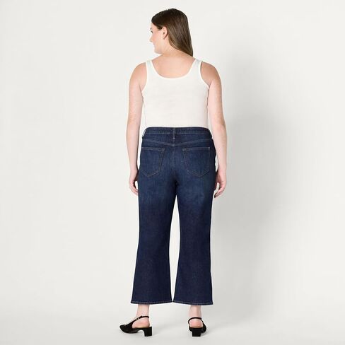 Amazon Essentials Women's Medium Stretch Mid-Rise Kick Crop Jean in Saudi Arabia