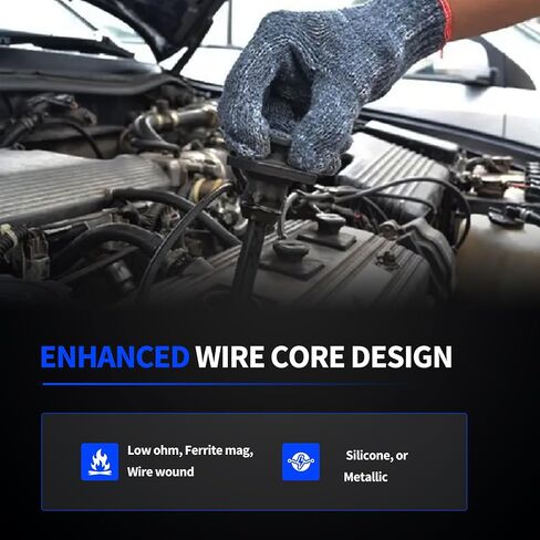 مجموعة أسلاك توصيل الإشعال متوافقة مع 1997 1998 1999 2000 2001 Toyota Camry L4 2.2L 1998-2000 Toyota Rav4 L4 2.0L 1999-2001 Toyota Solara L4 2.2L 90080-91110، 90919-22386، 90919-22400 in Saudi Arabia