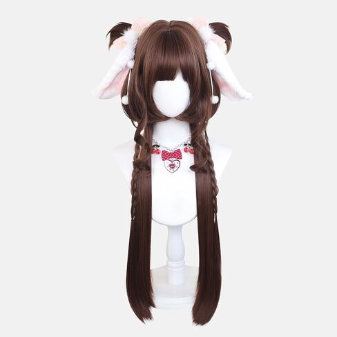 KORURACLUB gradient Wigs cosplay Wig pink Wigs lolita wigs anime Wig halloween Wigs for women (Amethyst Twilight) in Saudi Arabia