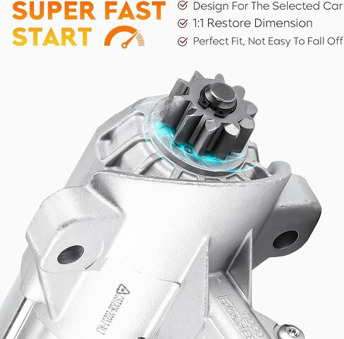Starter for Ford Edge 2007-2015, Explorer 2011-2015, Flex 2009-2015, Police Interceptor Sedan & Utility 2013-2015, Lincoln MKS 2009-2016, MKT 2010-2016, Mercury Sable 2008-2009, 410-14078 in Saudi Arabia