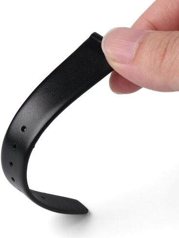 Genuine Leather Replacement Watch Band Strap for Movado Museum Black 18mm Soft Unisex Watchband Fits 0604230 0604231 in Saudi Arabia
