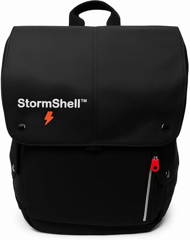 حقيبة ظهر للكمبيوتر المحمول StormShell™ باللون الرمادي الجرافيتي مقاومة للماء مع منفذ USB | حقيبة يومية للسفر للعمل والمدرسة والتنقل اليومي (رمادي جرافيت) in Saudi Arabia