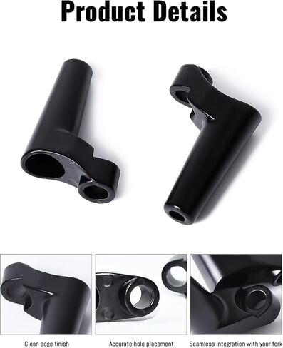 Turn Signal Relocation Kit for Harley Sportsters, Front Turn Signal Indicator Relocation Kit Mounts for Harley Sportsters FXR Dyna FXD Accessories,2PCS in Saudi Arabia