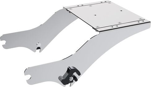 KUAFU Detachable 2-Up Trunk Latches King Razor Chop Trunk Mount Compatible with Harley Touring FL 1997-2008 1996 Chrome in Saudi Arabia
