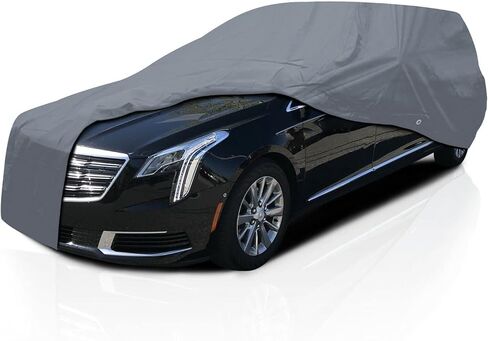 DaShield Ultimum Series Supreme Car Cover for Cover for Cadillac Lincoln Funeral Hearse Up to 22 Feet Long All Weather Protection Semi Custom Fit Dust, Sun, Snow, Rain, Hail Protection Indoor/Outdoor in Saudi Arabia