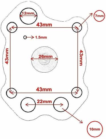 Diaphragm Kit for Dual-Flow Control Electric Fuel Dispenser Solenoid Valve Msf-20 (Fuel Dispenser Valve Parts 7 Hole) in Saudi Arabia