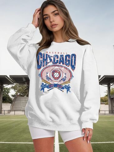 Baseball Sweatshirts Women Baseball Mom Sweatshirts Sport Fans Long Sleeves Shirts Softball Pullover Tops in Saudi Arabia