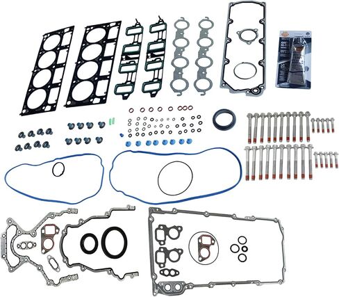 Partsflow Full MLS Gasket Set with Bolts, Engine Gasket Kit Fits for Chevy Express 2500/3500/4500 Silverado Suburban Tahoe for GMC Savana Yukon for H2/Escalade, 6.0L/6.2L V8 in Saudi Arabia