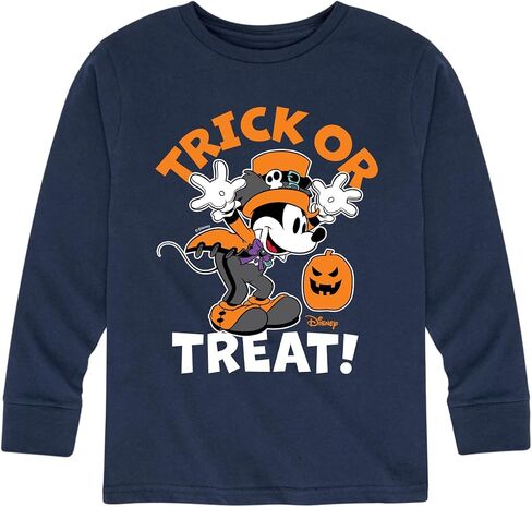 Disney Mickey & Friends - Trick Or Treat - Toddler and Youth Long Sleeve Graphic T-Shirt in Saudi Arabia