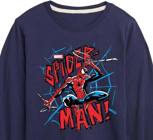 تي شيرت Marvel Spider-Man - حبر - بأكمام طويلة للأطفال والشباب in Saudi Arabia