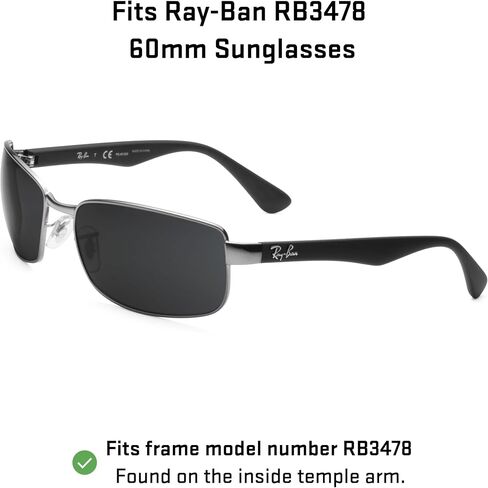 Revant Replacement Lenses for Ray-Ban RB3478 60mm in Saudi Arabia
