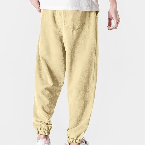 رجل فضفاض Sweatpants عادية استرخاء صالح السراويل الفضفاضة مرونة الخصر الرباط كبير وطويل القامة ركض البضائع سراويل للتسلق in Saudi Arabia