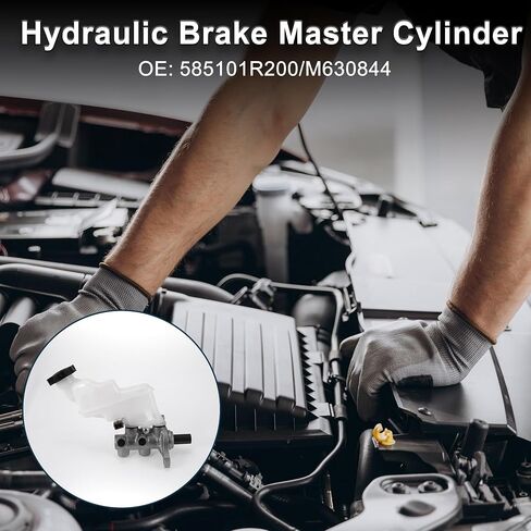 Brake Master Cylinder with Reservoir No.585101R200/M630844 for Kia Rio 2012-2015 Hydraulic Master Cylinder Aluminum Alloy,Plastic 1 Pc in Saudi Arabia