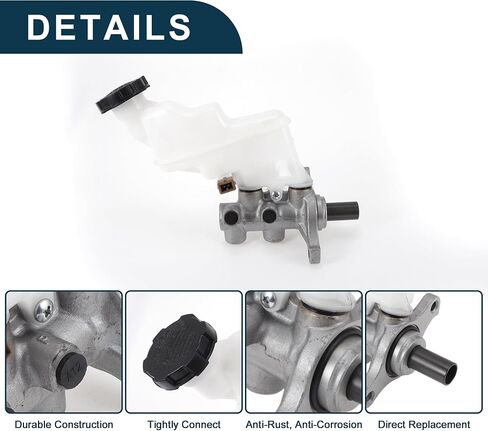 Brake Master Cylinder with Reservoir No.585101R200/M630844 for Kia Rio 2012-2015 Hydraulic Master Cylinder Aluminum Alloy,Plastic 1 Pc in Saudi Arabia