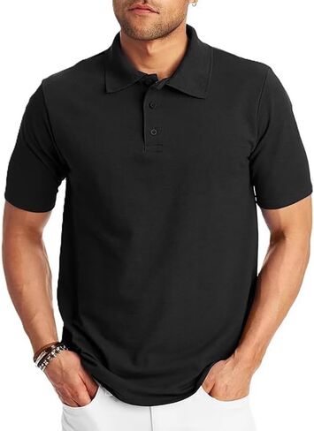 Men's Golf Polo Shirts for Men Short Dry Fit Mens Casual Shirts Short Sleeve for Outdoor Sports Athletic Polos POLO01 in Saudi Arabia