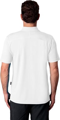 Glacier Men's Active Cooling Polo Shirt Ice‑Cool Tech Fabric Drops Temp 3°C Breathable Quick‑Dry Flatlock Seams in Saudi Arabia