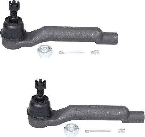 Detroit Axle - Pair Front Outer Tie Rods for 1989-1997 Ford Thunderbird Mercury Cougar Steering Outer Tie Rod End Links 1990 1991 1992 1993 1994 1995 1996 Replacement in Saudi Arabia