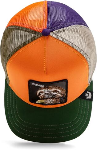 Goorin Fasho Sloth Trucker Hat, Orange, One Size, Unisex in Saudi Arabia