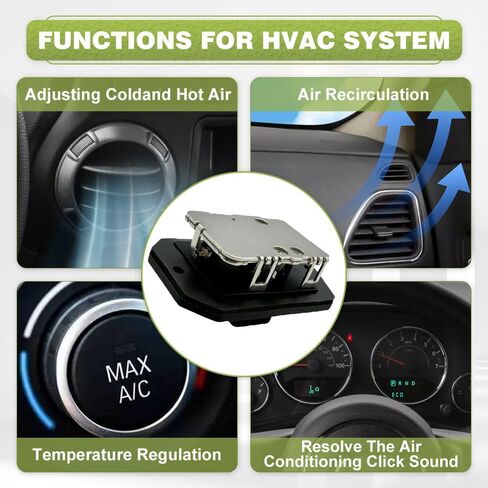 HVAC Heater Blower Motor Ac Fan Resistor, Compatible with Toyota Corolla 2008-2019, HVAC Blower Motor Resistor, Compatible with Toyota RAV4 2006-2018, 8713826160, 1pc 4pins in Saudi Arabia