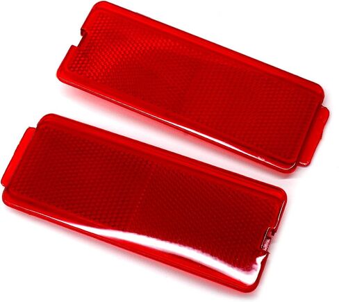 1999-2007 Ford F250 F350 Super Duty Front Rear Door Red Reflector Panels (2) OEM in Saudi Arabia