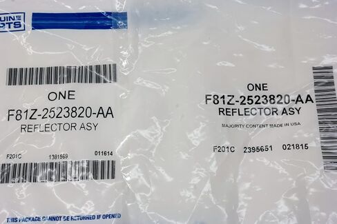 1999-2007 Ford F250 F350 Super Duty Front Rear Door Red Reflector Panels (2) OEM in Saudi Arabia